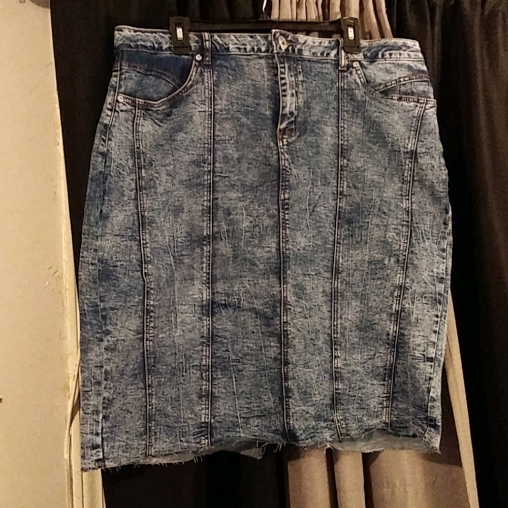 Jean Skirt (Ashley Stewart)